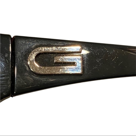 Gucci Vintage Black/Blue Lens Sunglasses #1453S G Authentic - Picture 6 of 7